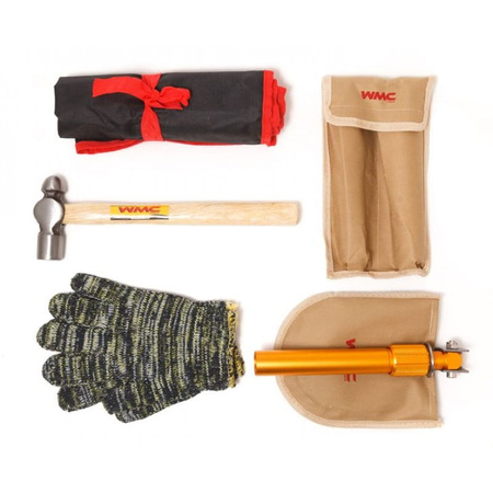 Sada nářadí stolek lopata klíče skříňka na nářadí