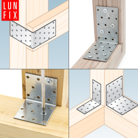 Montážní úhelník 80x80x80x2 KM13 20ks.