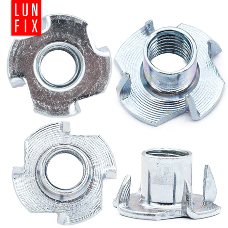 Naražecí matice M5 (5x8mm) šestihranná pozinkovaná 50ks.