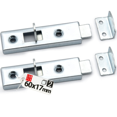 Zástrč nábytková 60x17mm 2ks.