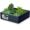 Zahradní záhon 75x75x25cm antracit pro zeleninu