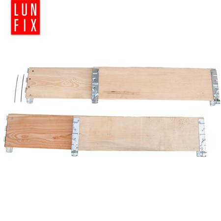 Paletový nástavec 120x80x20cm dřevěný skládací