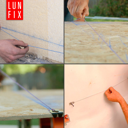 Vytyčovací provázek + křída stavební provázek