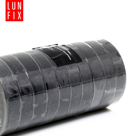 Černá PVC izolační páska 19 mm 20 m 10 ks.