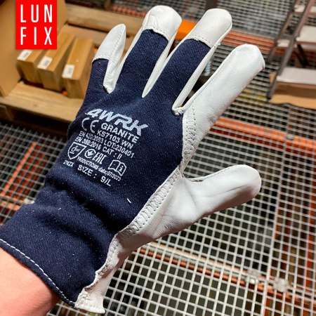 Pracovní rukavice kožené  9 L 1 pár