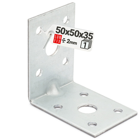 Úhelník s prolisem KPL12 50x50x35x2,0 1 ks.