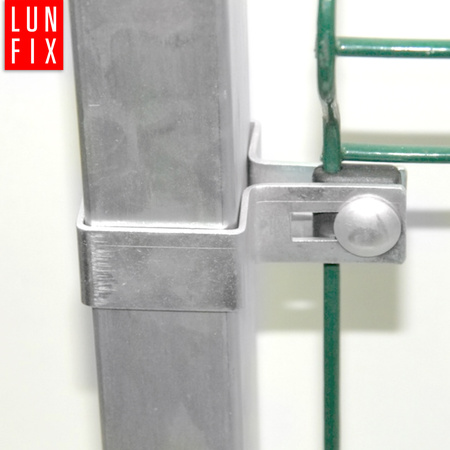 Příchytka plotového panelu koncová 40x60mm stříbrná