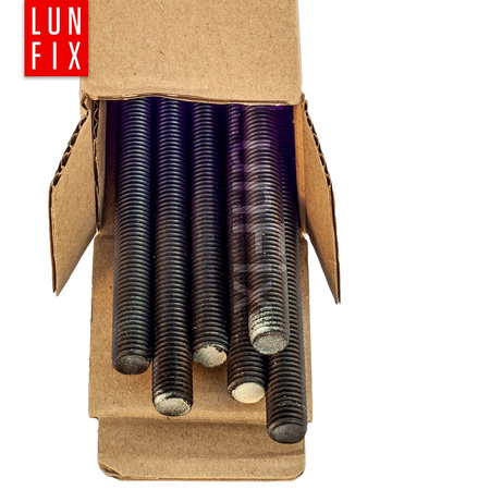 Závitová tyč M8 černá 1000 mm 10.9 1ks.