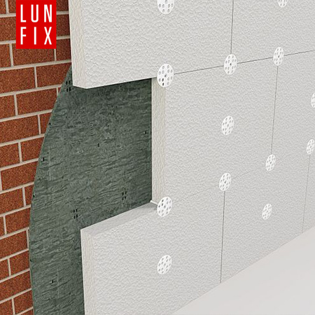 Talířová hmoždinka 140 mm s plastovým trnem 200ks.