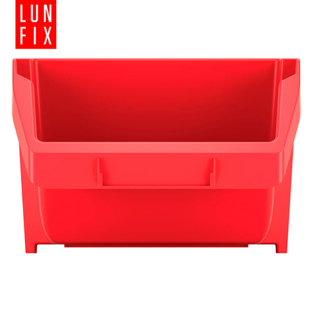 Kontejnery na nářadí červené 198x118x84mm 20ks.