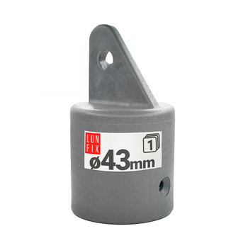 Koncovka na rozpěru fi42mm šedá, světlá