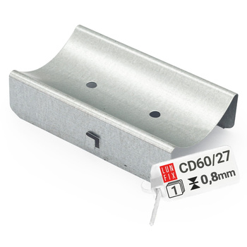 Spojka CD profilů spojovací kus prohnutý 1ks