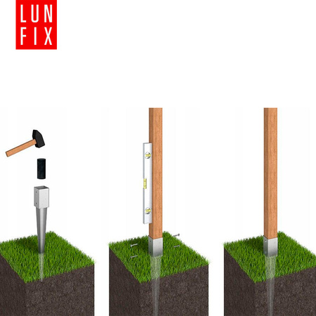 Kotevní pátka kulatá nátlukací 80mm + šrouby