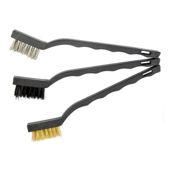 Ruční drátěný kartáč sada malá 3ks.