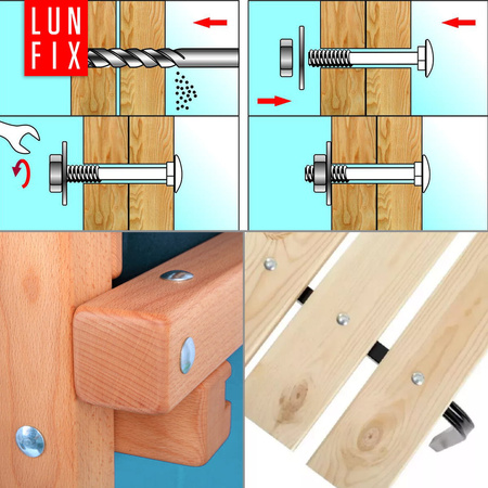 Vrátový šroub M6x70mm pozinkovaný