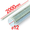 Závitová tyč M12 pozinkovaná 2000 mm 4.8 1ks.