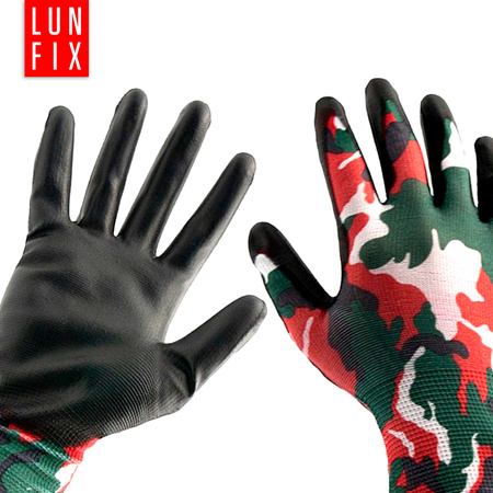 Pracovní rukavice zahradní 9 L 12ks.