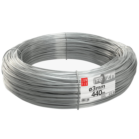 Napínací drát na pletivo pozinkovaný 3mm 440 m