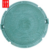 Poklop šachty, víko DN 600 mm, 60 cm, zelený A15 1,5 t