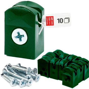 Upevnění drátu zelené 10ks.