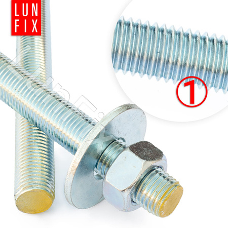 Závitová tyč M16 pozinkovaná 2000 mm 8.8 1 ks.