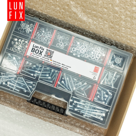 Sada válcových šroubů,  matic a podložek M5-M6 540 kusů