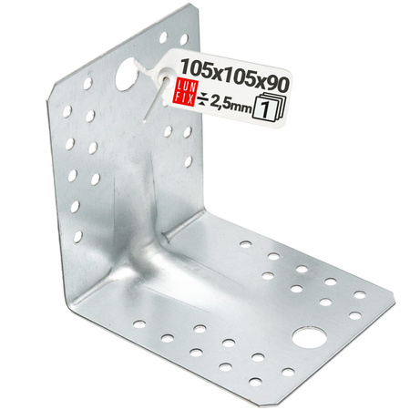 Úhelník s prolisem KP2 105x105x90x2,5 1 ks.