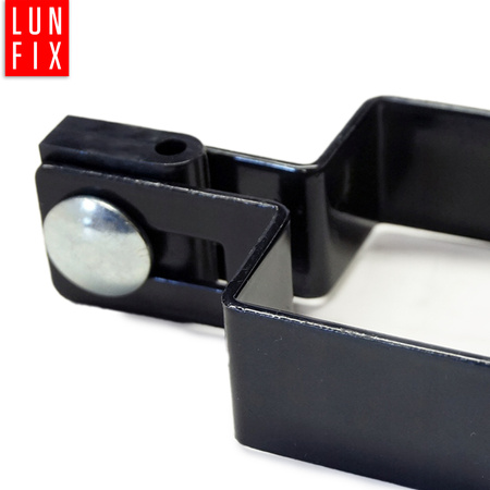 Příchytka plotového panelu koncová 50x50mm šedá