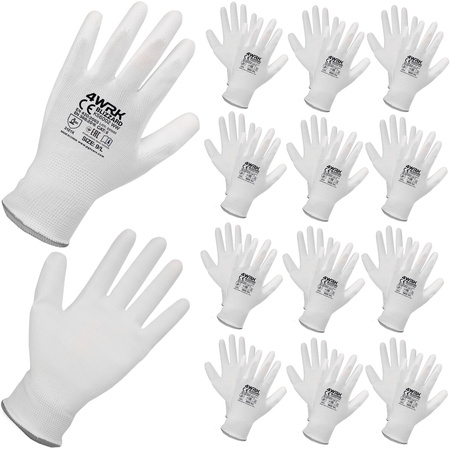 Pracovní rukavice polyuretanové vel. 9 L 12 párů