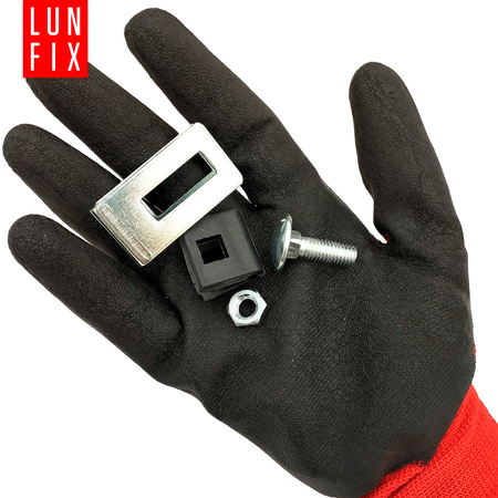 Příchytka plotového panelu pozinkovaná