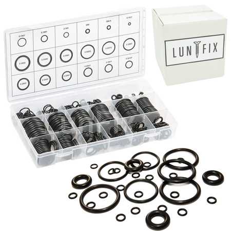 Sada gumových hydraulických těsnění o-kroužky D3-22 mm 279 ks.