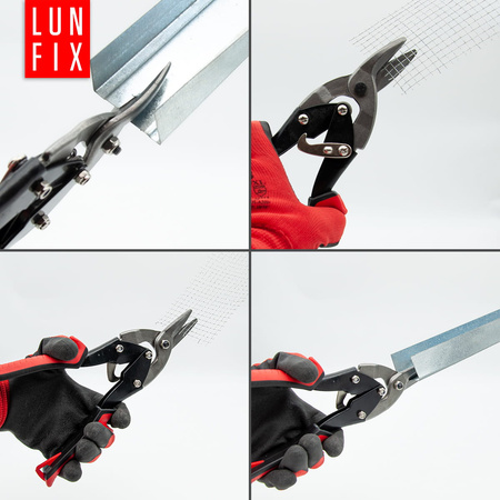 Nůžky na kov a plech 250 mm levé