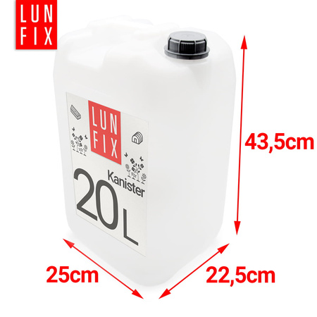 Nádrž na vodu HDPE o objemu 20 l kanystr