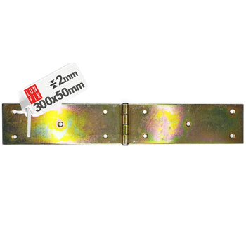 Závěs nábytkový, stavební 300x50x2 mm pozinkovaný 1 ks.