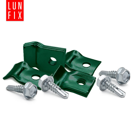 Příchytka panelu 5,5x19 zelená 100 ks.