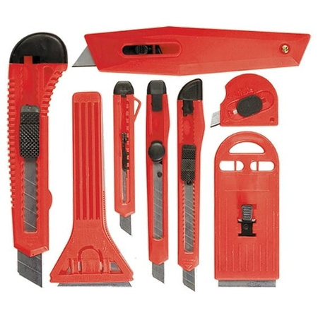 Nůž na tapety, trapézový škrabák sada 8 kusů