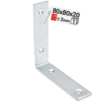 Úzký úhelník 80x80x20x2,0 KW6 1ks.