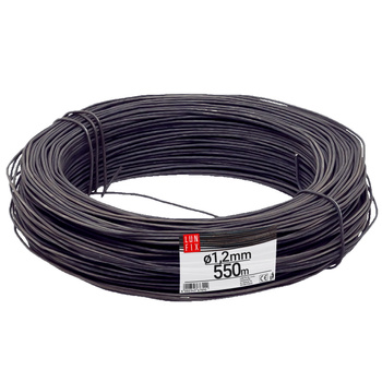 Vázací drát černý (měkký) 1,2 mm 5 kg