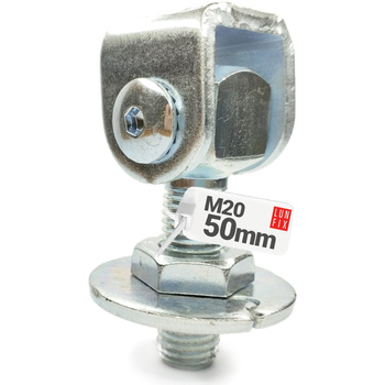 Nastavitelný závěs M20x50 na svařování pro brany, branka a dveře