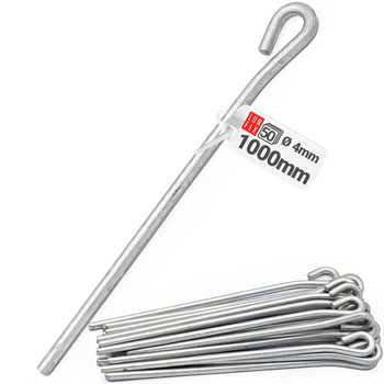 Drát s okem 100 cm sádrokarton 50ks.