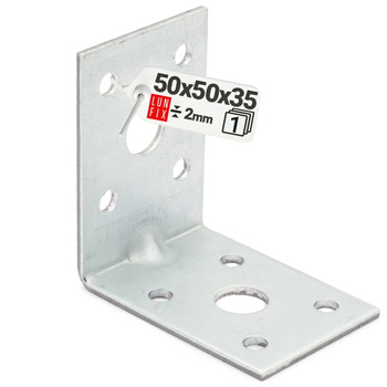 Úhelník s prolisem KPL12 50x50x35x2,0 1 ks.