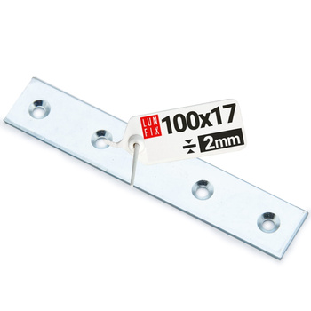 Plochá spojka 100x17x2mm LW4 20ks.