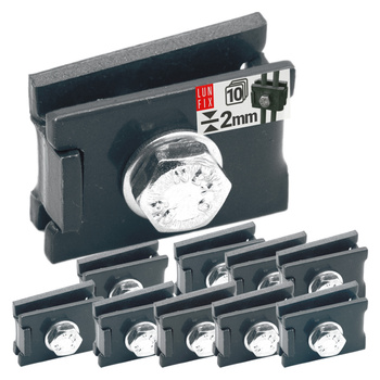 Spojka panelu tzp L 6x20 mm  šedá 10ks.