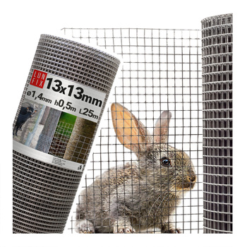 Svařované pletivo proti hlodavcům 50cm 13x13 fi 1,4mm pozinkované 25m