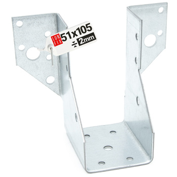 Závěs trámu 51x105 mm spojovací botka WB51