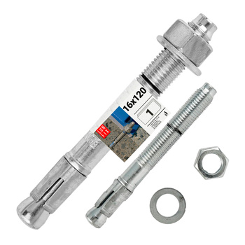 Kotva do betonu M16 120mm rozpěrná 1ks.