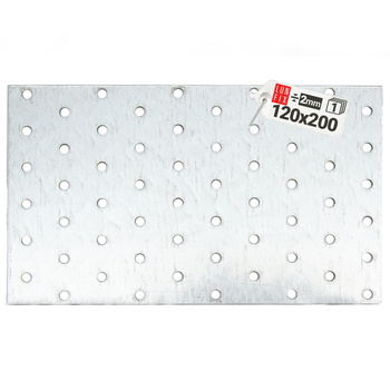 Perforovaná spojovací deska 120x200 1ks.